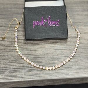 Park Lane Fortune Gold-Tone Tennis Necklace